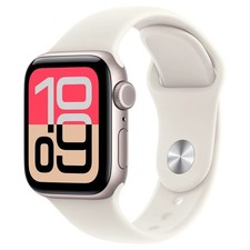 Apple Watch SE 3 40mm GPS Starlight Case Starlight Band MEH34LW/A Open Box
