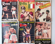 The Ring Boxing Magazine Pacchetto 6 x numeri 1966/7 Cassius Clay / Ali