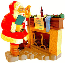 Famous "Santa, Please Pause Here" Vintage Artwork as 1995 Ornament by Kurt Adler
