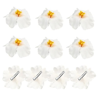 10 Pcs Haarspange Mit Tropischen Blumen Hawaii-Blumen-Haarspange