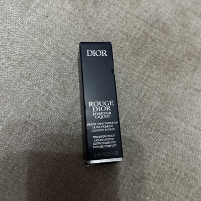 Rouge Dior Forever Liquid Lipstick - Pailletten - Limited Edition - Farbton 999 Rot NEU