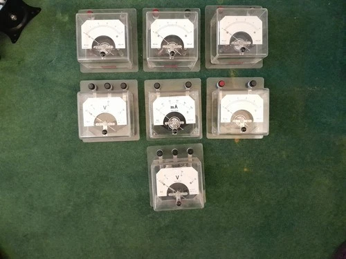 7x Vintage Philip Harris / Weir Educational Physics Lab Meters Fully Working