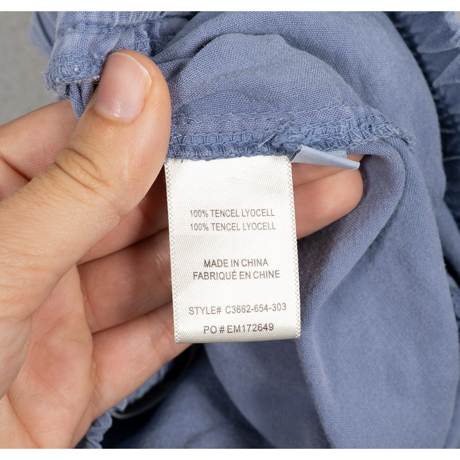 Cloth & Stone Blue Tencel Lyocell Jogger Pants Elastic Waist Small C3662-654-303 image 3