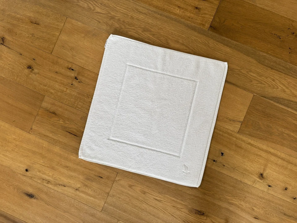 * * MÖVE * * Badteppich Basic 100% Baumwolle Square 60cm Weiss NEUw. - Bild 2 von 3