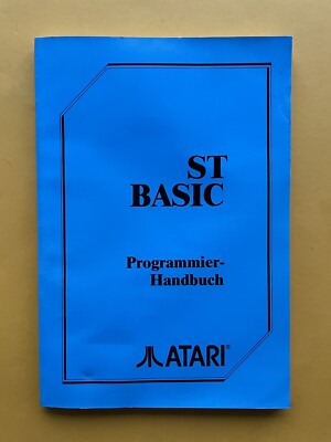 ATARI ST Manual BASIC Home COMPUTER Game BOX XL SF XE Poke oVp 60 80 400 3 2 1