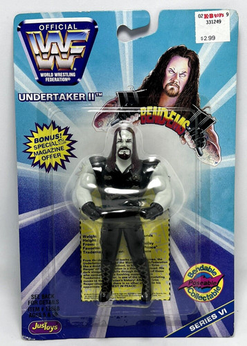 UNDERTAKER Just Toys WWF Bend-Ems series 6 wrestli...