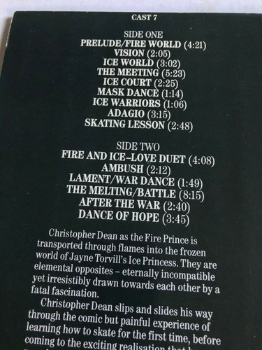 TORVILL and DEAN Fire and Ice Vinyl Album Ice Skating Music London Philharmonic - Picture 6 of 11
