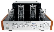Rockville Blutube WD 70w Bluetooth Tube Amplifier/Home Stereo Receiver 2-Tone