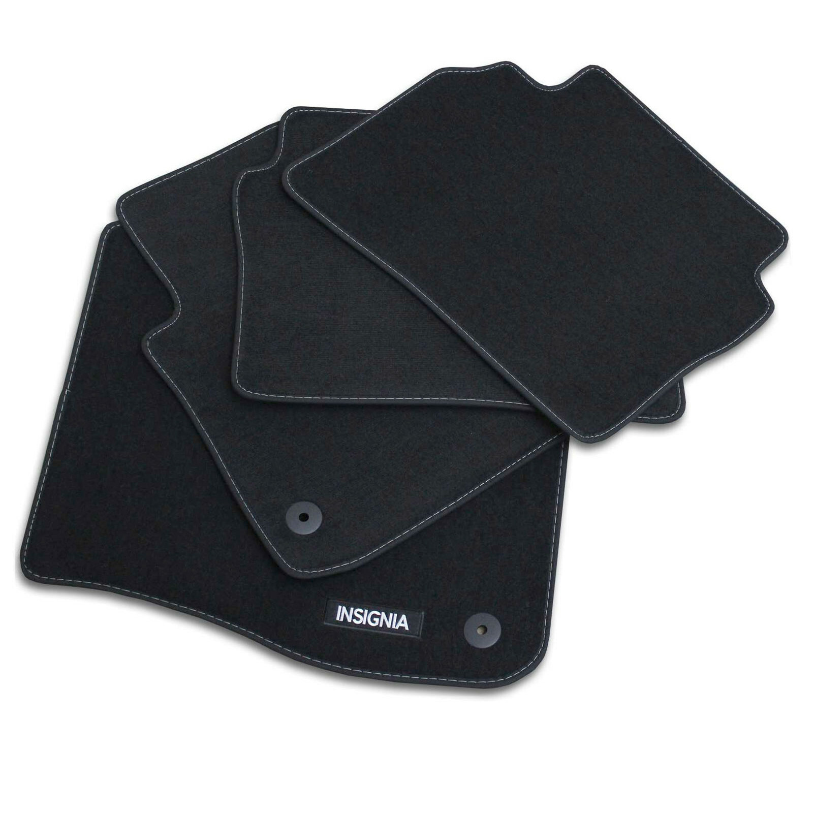 Genuine OE Vauxhall Insignia B 2017 Tailored Black Velour Carpet Floor