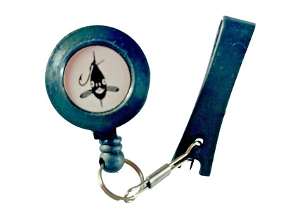 PIN ON REEL ZINGER & LINE CUTTER / SNIPS / KNOT PICKER *FLY / CARP / GROB / MEER