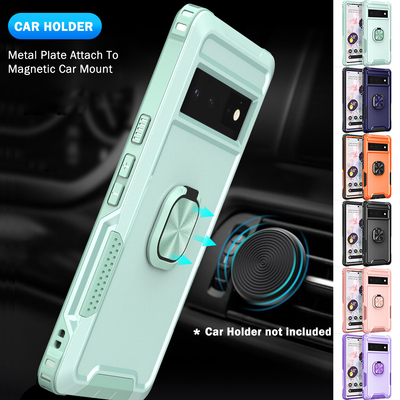 #ad HOT For Google Pixel7a 7 Pro 6 Pro Shockproof Hybrid Ring Kickstand Back Case $11.40