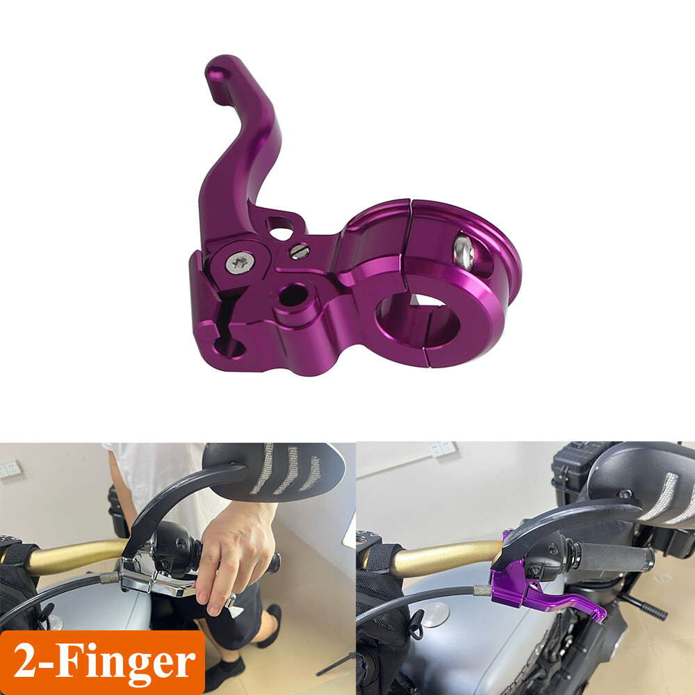 2 FINGER Hand Brake Clutch Lever For Harley Dyna Low Rider S FXDLS