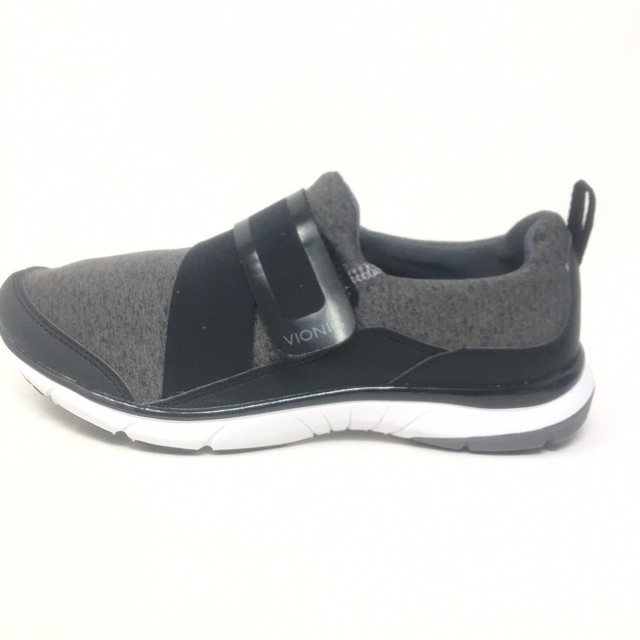 vionic black slip on sneakers