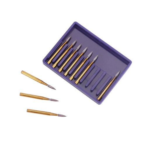 10 Pcs Dental Carbide Steel Trimming Finishing Burs Tungsten Bur FG Handpiece - Afbeelding 13 van 193