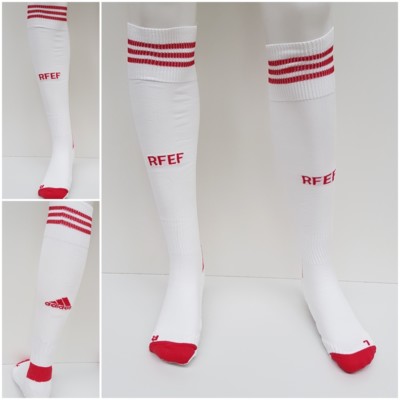 10 x adidas Fußballstutzen weiss weiß Fußballsocken  Stutzen Socken Spanien FEF 