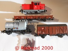 Märklin Henschel-Diesellok DHG 700 C + 3 Güterwagen aus 29469, NEU