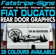 fits Fiat Ducato Graphics Stickers Decals Camper Van Motorhome ON AN ADVENTURE
