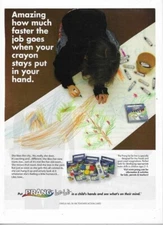 Prang Bebe Crayons & Paints AND Plugged-In to Reading Dr. Janet Allen 2006 Ads