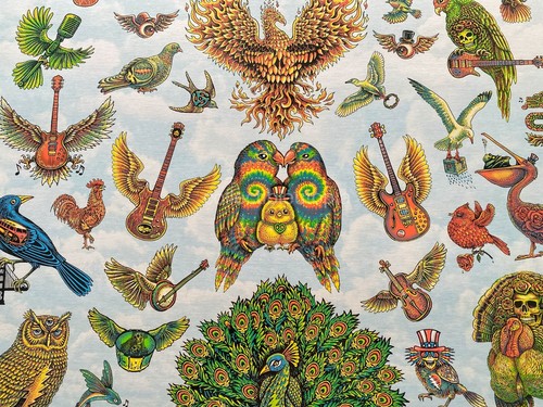 Emek Dead and Company San Francisco Birds of Feather AE #/200 Art Print Poster - Picture 9 of 12