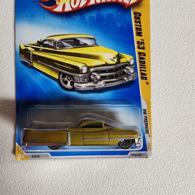 2009 Hot Wheels Custom 53 Cadillac Pickup HW Premiere 15/42 Gold w