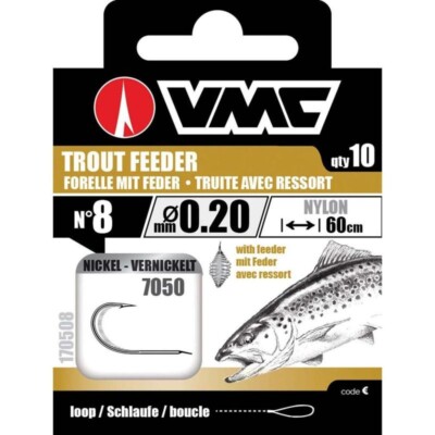VMC Trout Feeder/Forelle mit Feder 60cm Nylon 7050