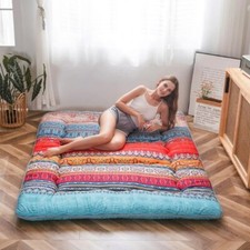 Japanese Floor Queen Mattress Mat Foam Futon Bed Tatami Dorm Guest Play Gift Kid