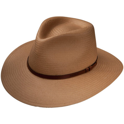 STETSON Limestone Toyo Straw Sand Outback Western Hat (TSLIMS