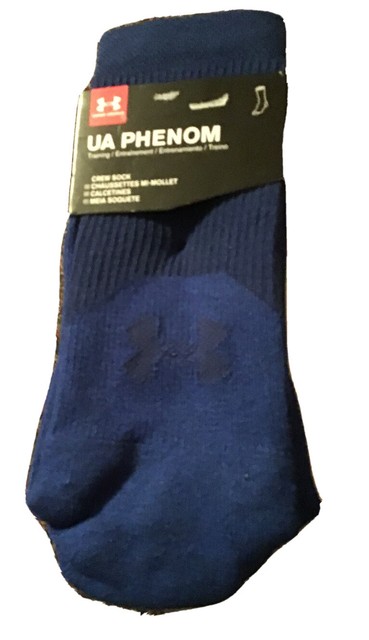 ua phenom crew socks
