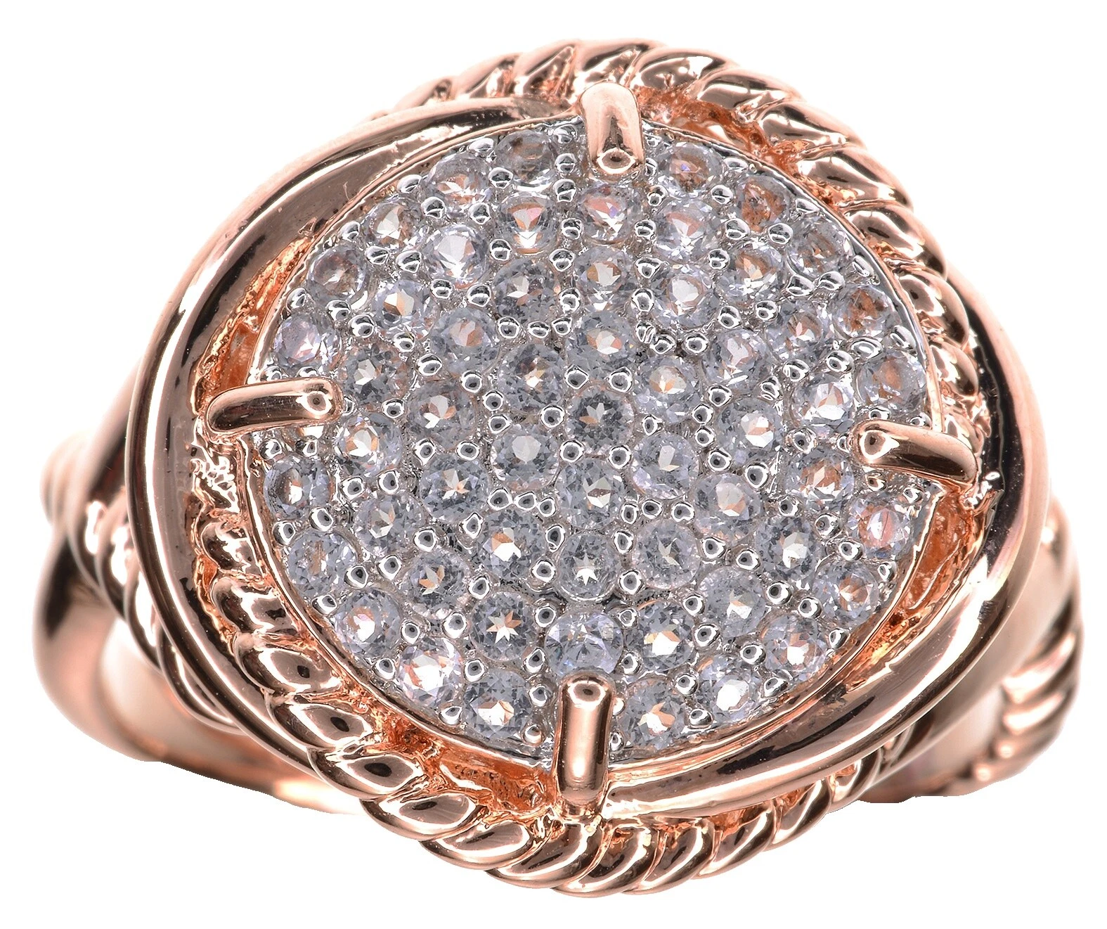 Topaz White Bronze Fashion Jewelry