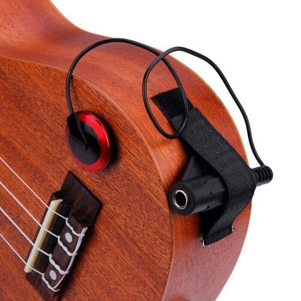 EUA 4 peças captador de microfone de contato piezoelétrico para violino guitarra bandolim banjo - Imagem 4 de 4