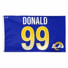 AARON DONALD #99 LOS ANGELES RAMS 3'X5' DELUXE FLAG NEW WINCRAFT 👀