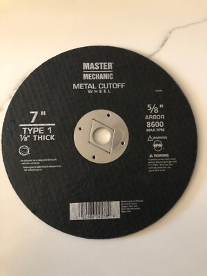Disston 7 Inch Master Mechanic Metal Cutoff Wheel