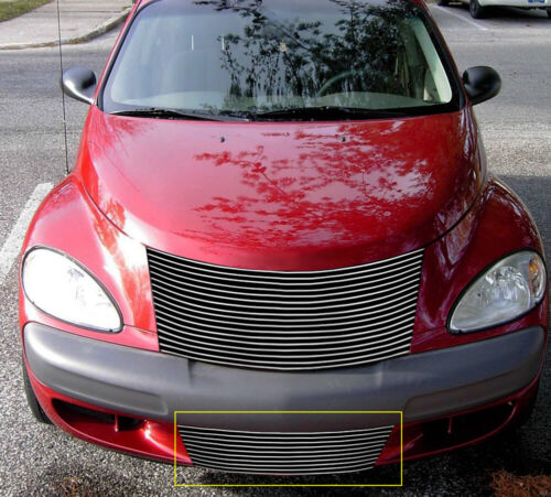 Fits 2000-2005 Chrysler PT Cruiser Lower Bumper Chrome Billet Grille Insert - Photo 1 sur 3