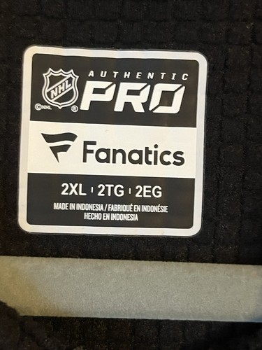 Men’s 2XL NWT Detroit Red Wings Fanatics Authentic Pro Training 1/4 Zip Jacket - Picture 6 of 9