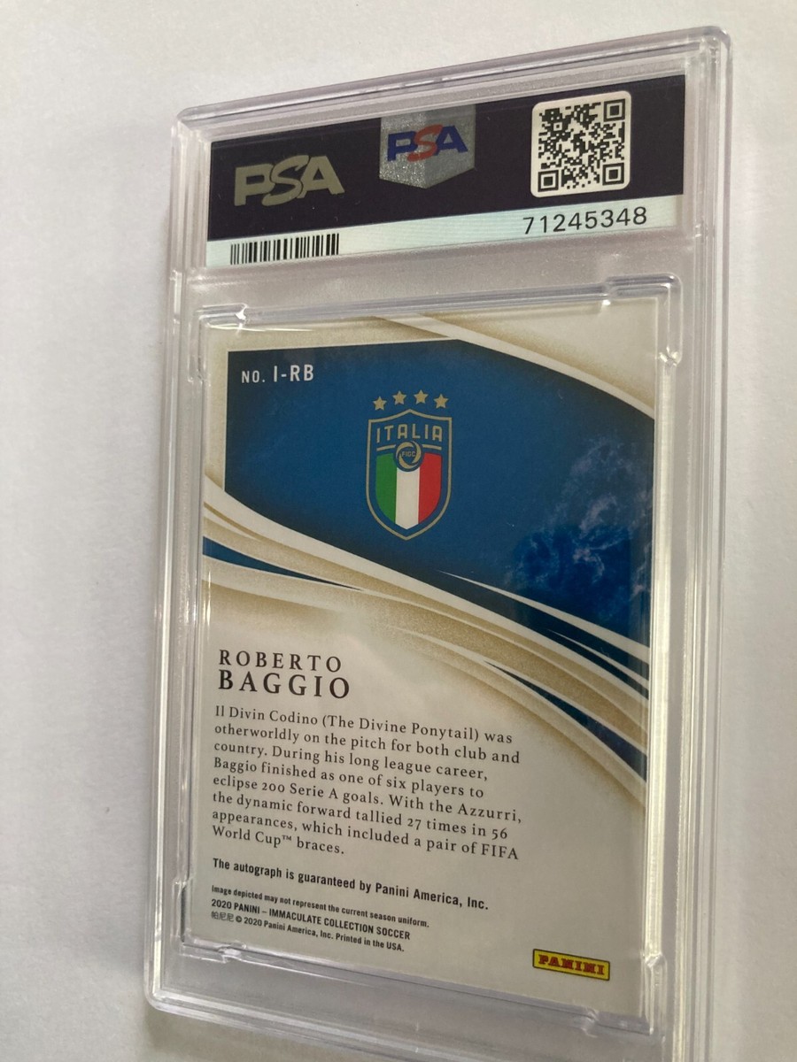 バッジョ 直筆サイン Panini Immaculate Collection 2019-20 IMMACULATE COLLECTION ROBERTO BAGGIO INK AUTO 20/99
