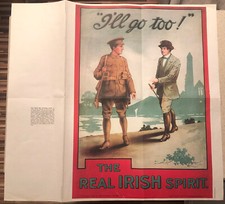 World War I Reproduction Irish Recruiting Poster 