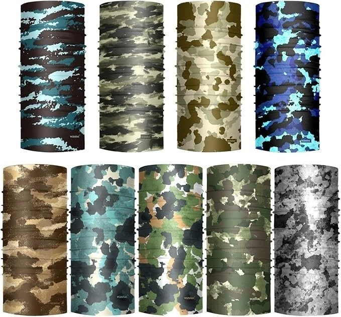 Mascarillas Para El Sol UV 9 piezas Máscara Sun Pasamontañas Pasamontana Cubre Cara NUEVO Foto 2 de 4