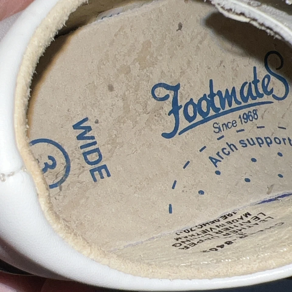 Zapatos de montar FootMates Cheer 3 anchos con cordones (bebé/niño pequeño/niño pequeño) cuero Foto 4 de 4