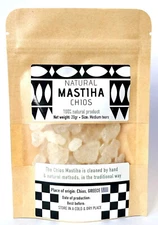 Mastic Gum Chios Mastiha Gum Greek 100% Natural Packs 20 gr / 0.7Oz Medium Tears