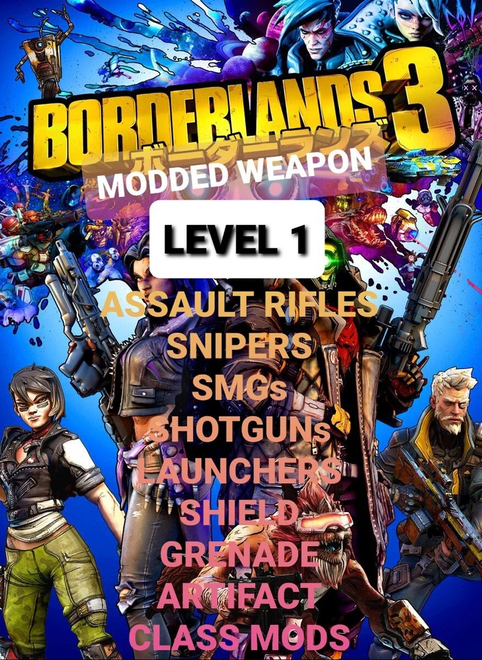 Borderlands 3 Modded Weapons Level 1 MH10 PS4/PS5/XBOX/X/S/PC/ - Image 2 of 2