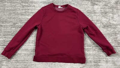 Gap Sweatshirt Womens Medium Red Longsleeve Cotton Blend Casual
