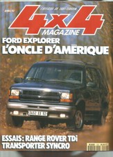 4X4 MAGAZINE N°139 RAID TUNDRA /RANGE ROVER TDi / FORD EXPLORER V-6 5 / WRANGLER