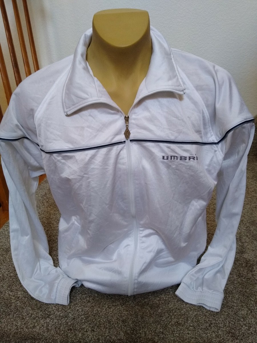 Vintage Umbro Track Jacket White Men's Large | eBay Vintage Umbro Track Jacket White Men's Large | eBay