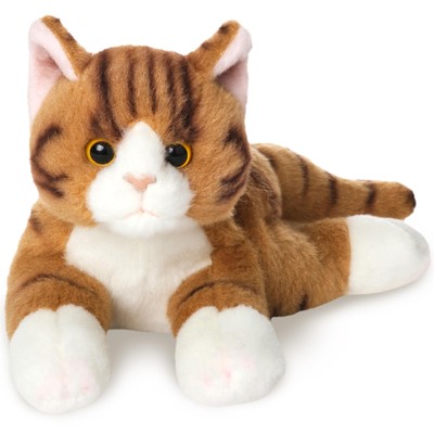 Lil  Tabby Cat 8 Inch Stuffed Cat - Orange Cat Plush - Orange Tabby Cat Stuff...