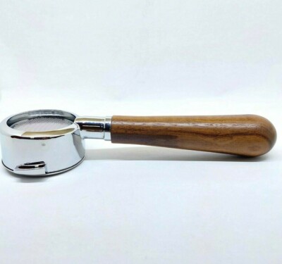 Astoria 52mm Bottomless Portafilter Filterholder Espresso Walnut Handle 21g 