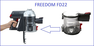 Tank for Vacuum Cleaners Hoover FREEDOM FD22 Spare Parts Container Dust |  eBay