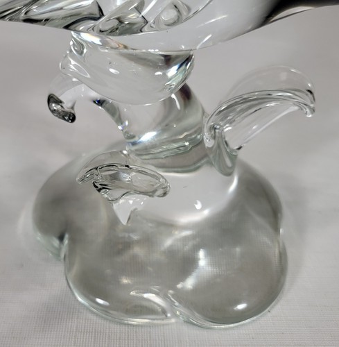 Hochwertige Glas Vogel Figur, 11", schwer - Bild 7 von 8