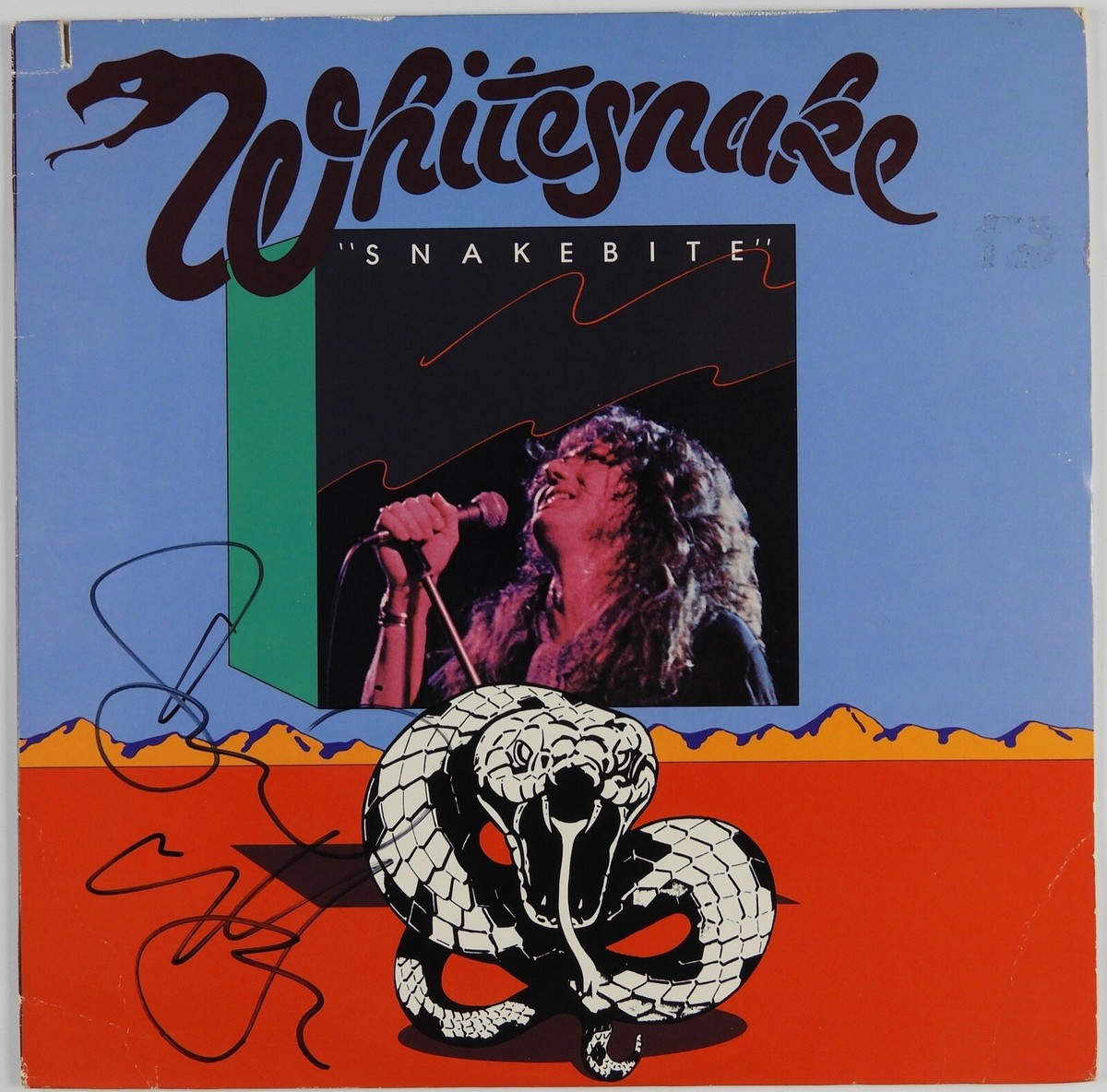 Whitesnake David Coverdale Signed LP Autograph JSA Album Record