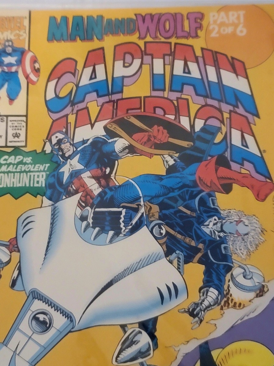 MARVEL 1992 JUL 403 CAPTAIN AMERICA MAN AND WOLF PART 2 OF 6 COMIC