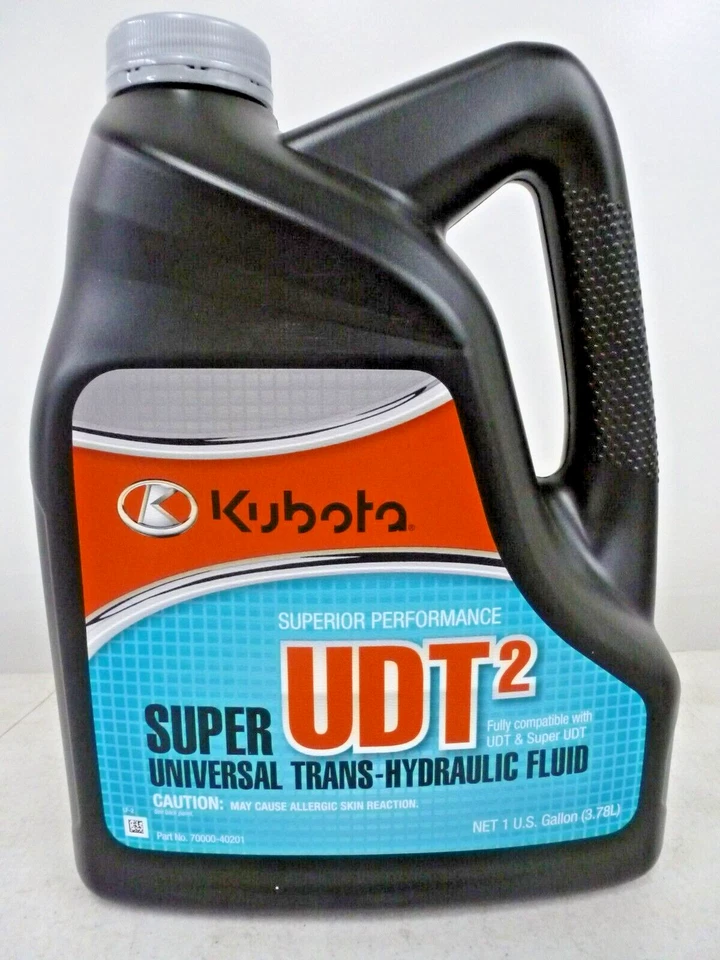 3 pack of Kubota OEM Super UDT2 trans-hydraulic fluid 1 gallon part# 70000-40201